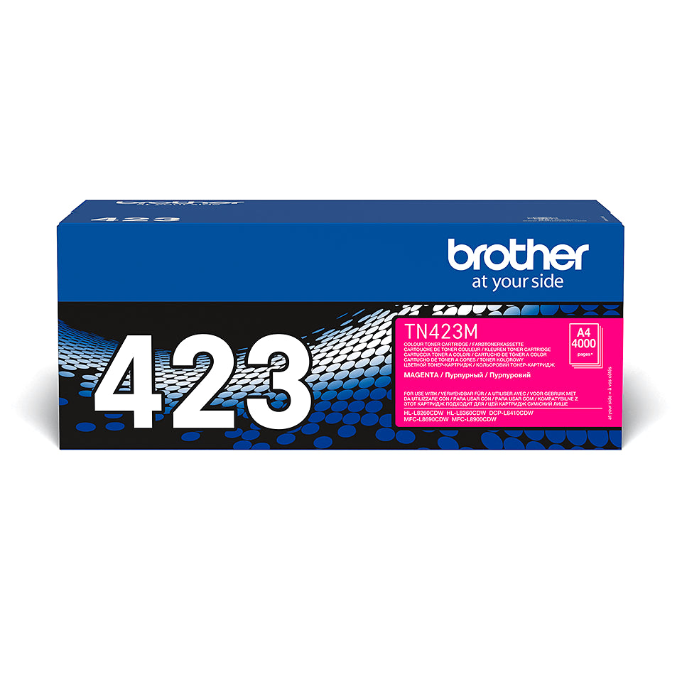 Brother TN-423M Magenta High Yield Toner Cartridge - TN423M