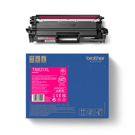 Brother TN-821XLM Magenta High Yield Toner Cartridge - TN821XLM