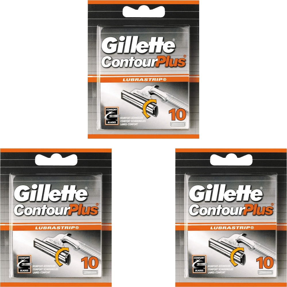 Gillette Contour Plus Razor Blades Men Pack of 30 Blades