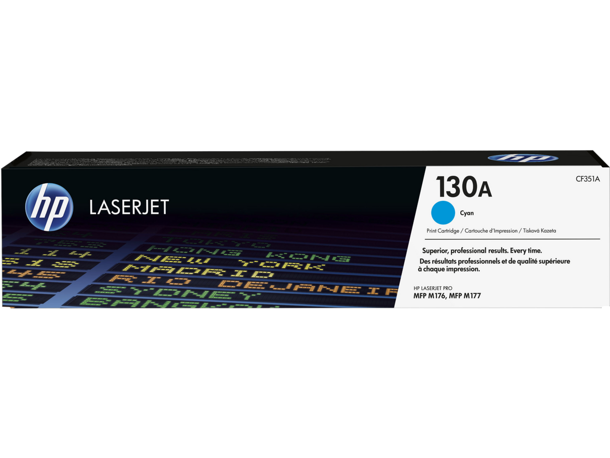 HP 130A Cyan Original LaserJet Toner Cartridge - CF351A
