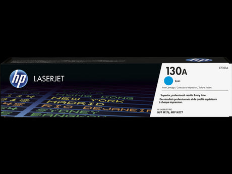HP 130A Cyan Original LaserJet Toner Cartridge - CF351A