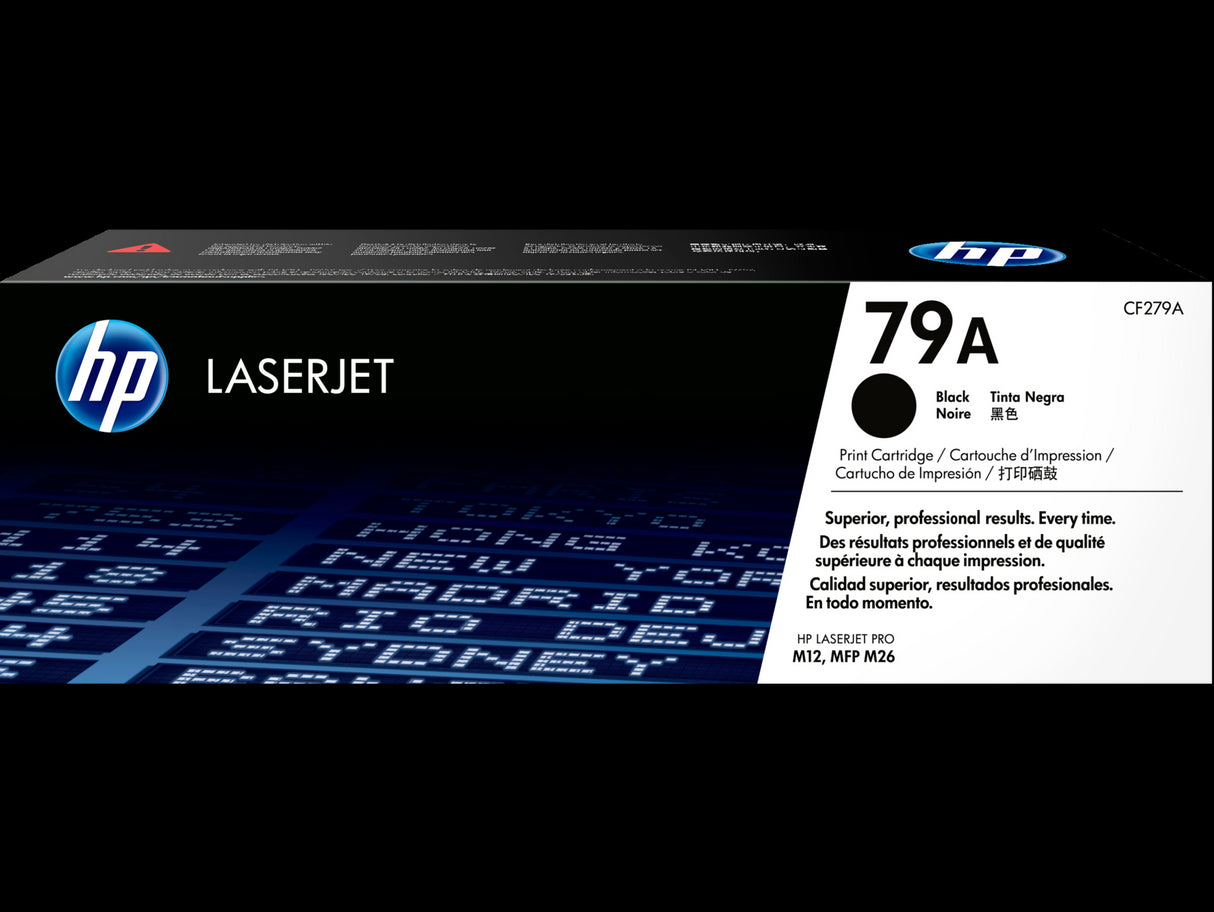 HP 79A Black Original LaserJet Toner Cartridge - CF279A