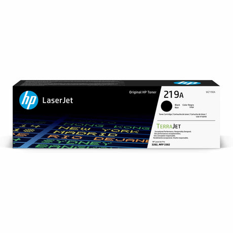 HP 219A Black Original LaserJet Toner Cartridge - W2190A