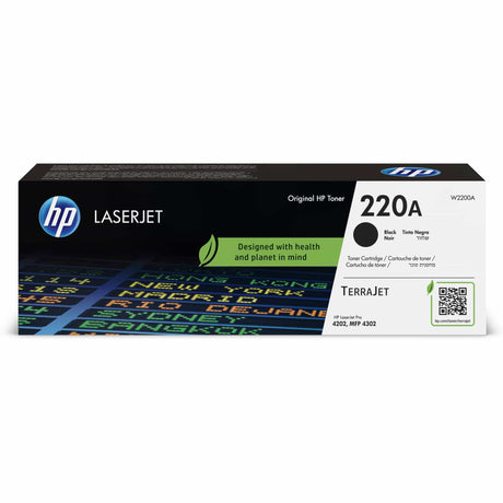 HP 220A Black Original LaserJet Toner Cartridge - W2200A