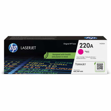 HP 220A Magenta Original LaserJet Toner Cartridge - W2203A