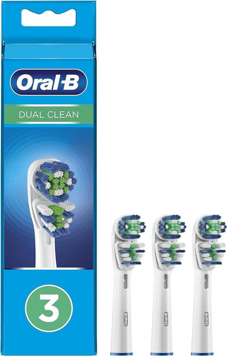 Oral-B Dual Clean Electric Toothbrush Heads - 3 Pack