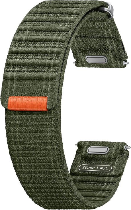 Samsung Galaxy Official Fabric Band for Galaxy Watch7, M/L, Green