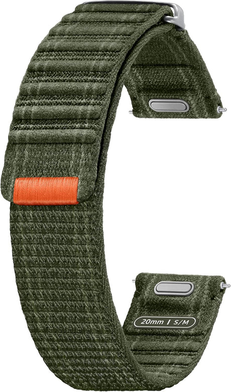 Samsung Galaxy Official Fabric Band for Galaxy Watch7, S/M, Green