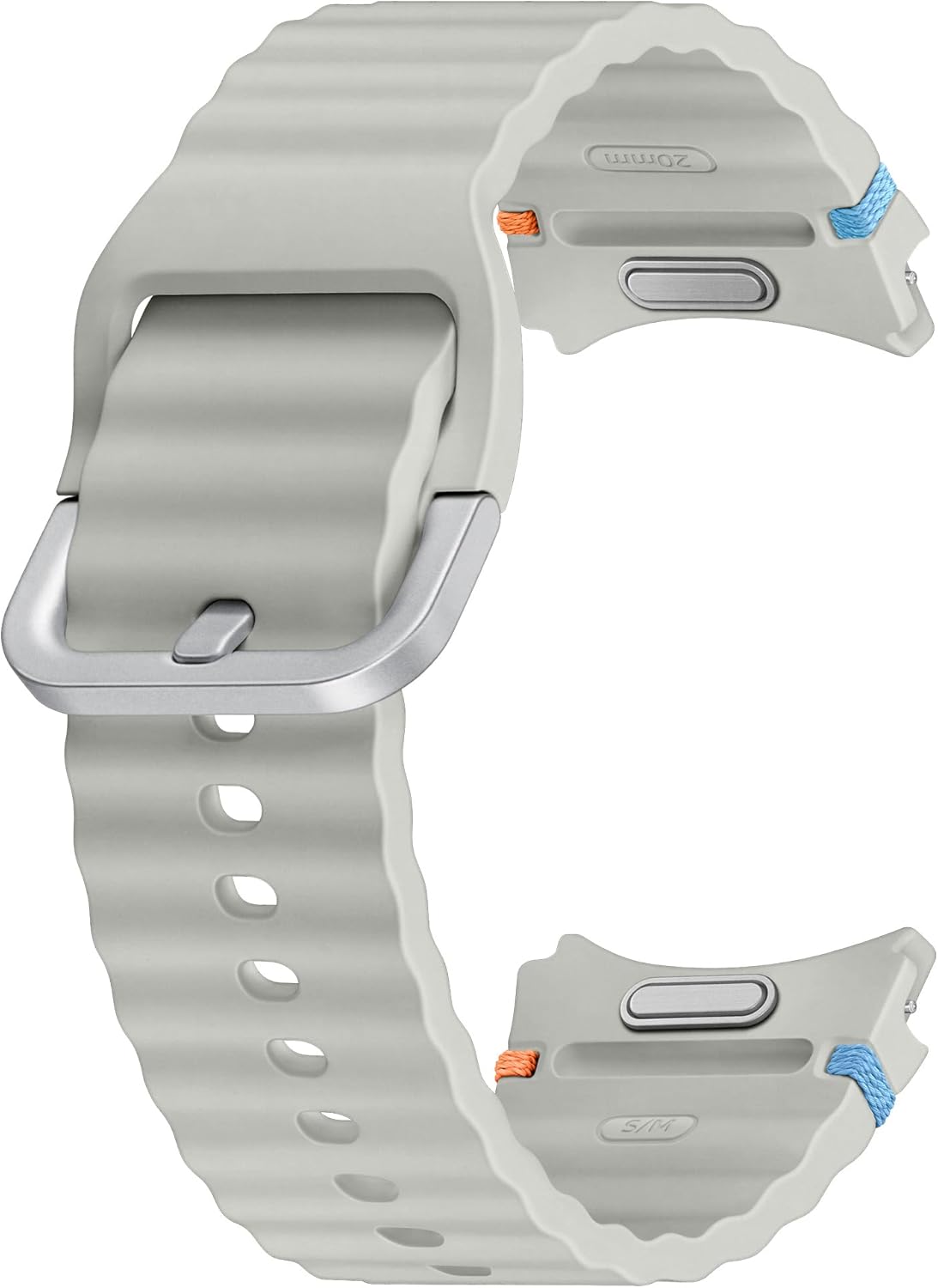 Samsung Galaxy Official Sport Band for Galaxy Watch7, S/M, Silver