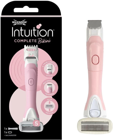 Wilkinson Sword Intuition Complete Bikini For Women Trimmer and Razor With 5 Blade Razor