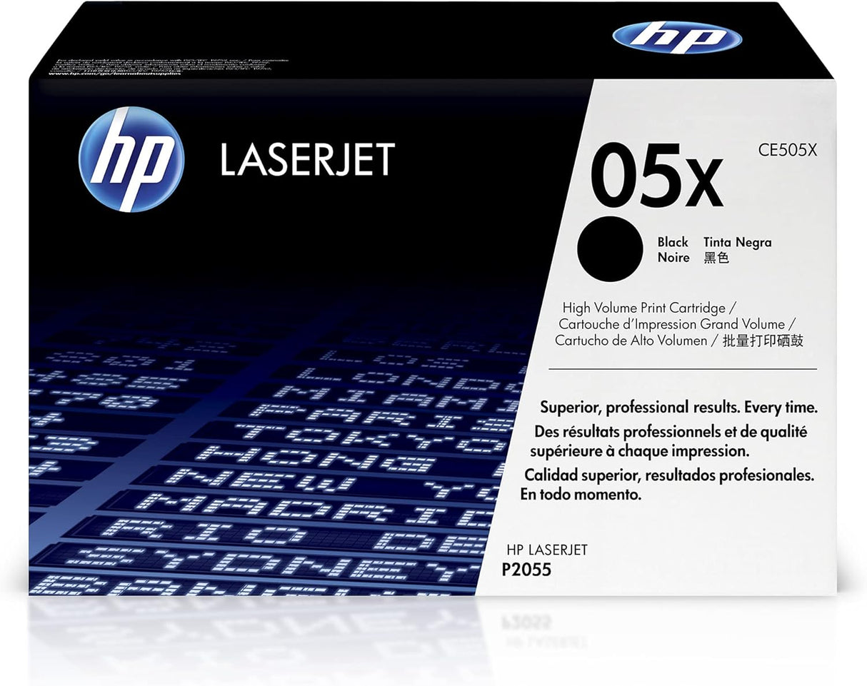 HP 05X Black Original LaserJet Toner Cartridge - CE505X