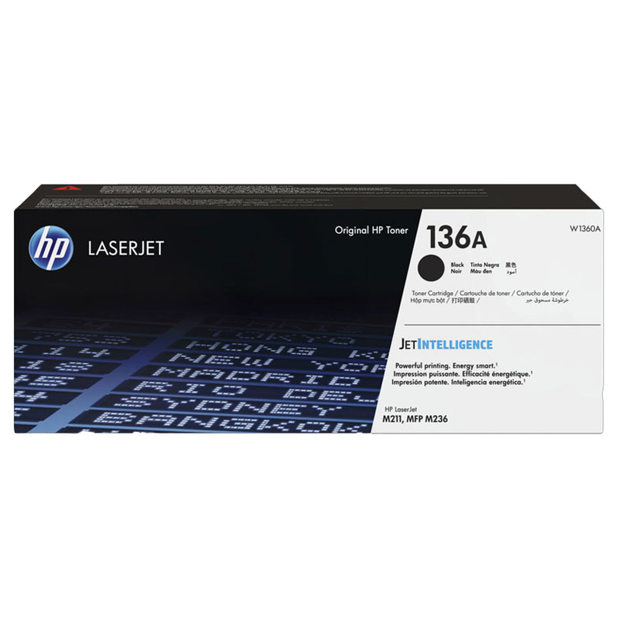 HP 136A Black Original LaserJet Toner Cartridge - W1360A