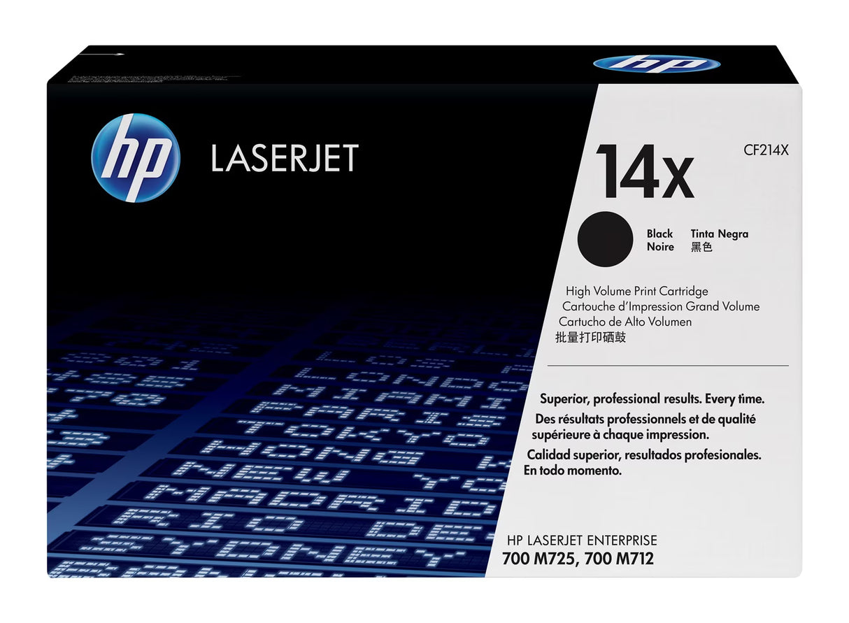HP 14X High Yield Black Original LaserJet Toner Cartridge - CF214X