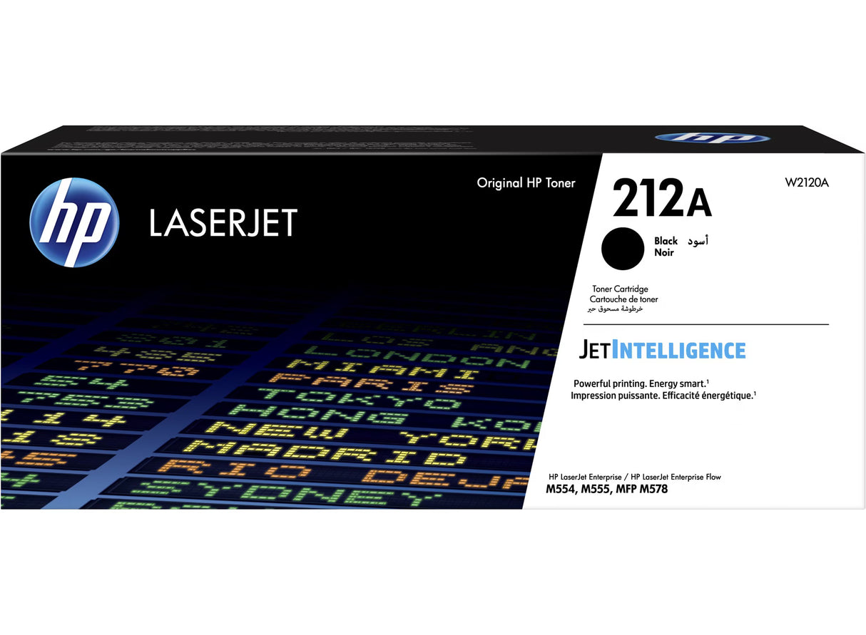 HP 212A Black Original LaserJet Toner Cartridge - W2120A