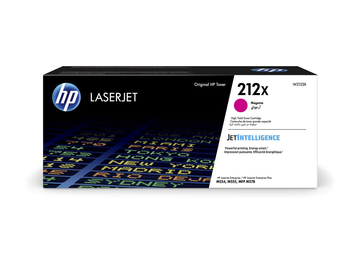 HP 212X High Yield Magenta Original LaserJet Toner Cartridge - W2123X