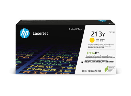 HP 213Y Extra High Yield Yellow Original LaserJet Toner Cartridge - W2132Y
