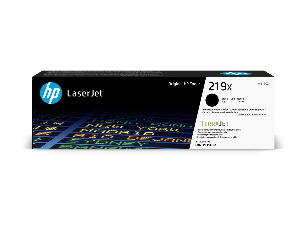 HP 219X High Yield Black Original LaserJet Toner Cartridge - W2190X