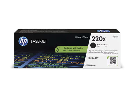 HP 220X High Yield Black Original LaserJet Toner Cartridge - W2200X