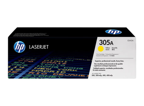 HP 305A Yellow Original LaserJet Toner Cartridge - CE412A
