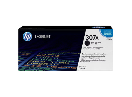 HP 307A Black Original Laserjet Toner Cartridge - CE740A