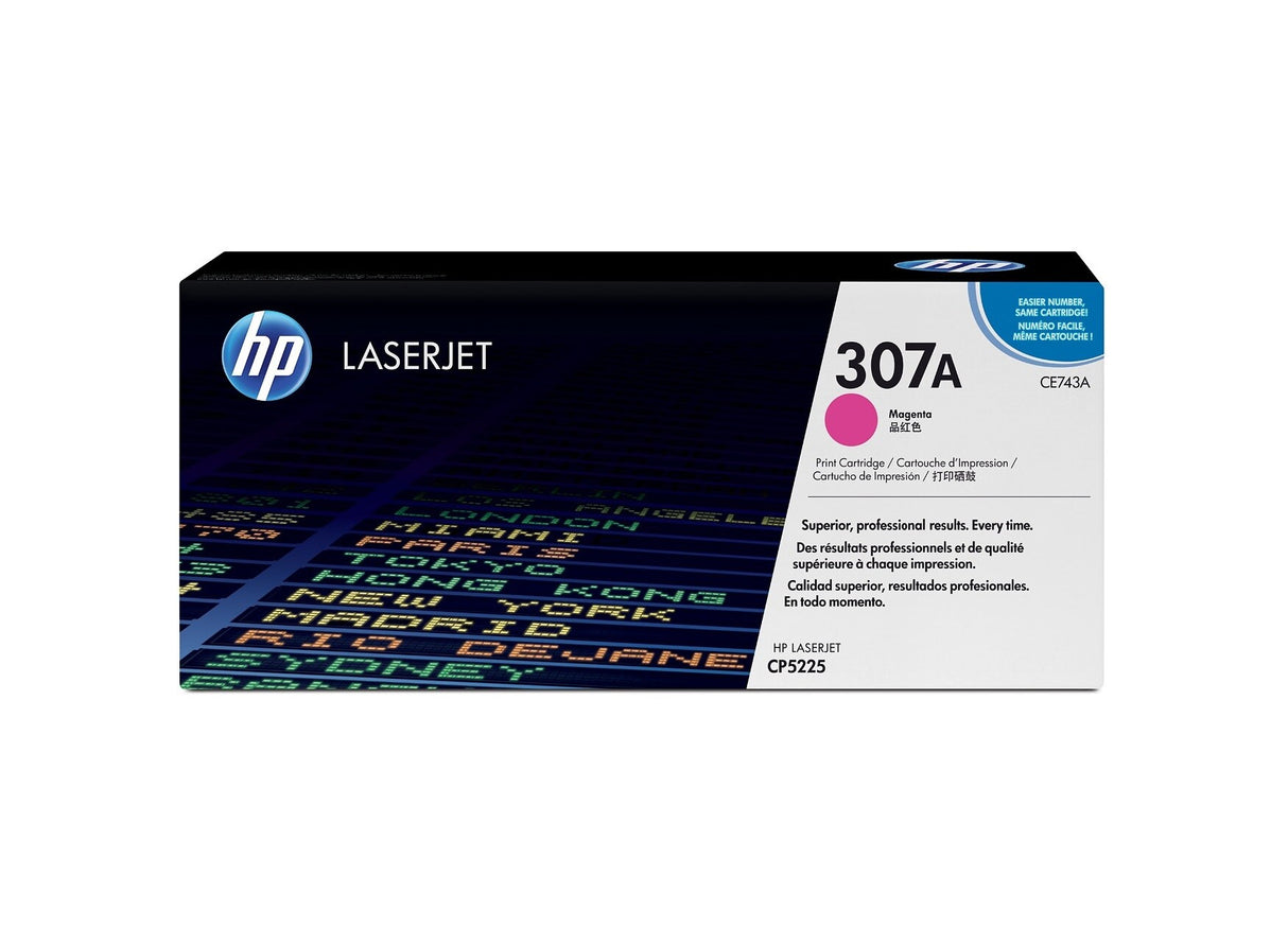 HP 307A Magenta Original Laserjet Toner Cartridge - CE743A