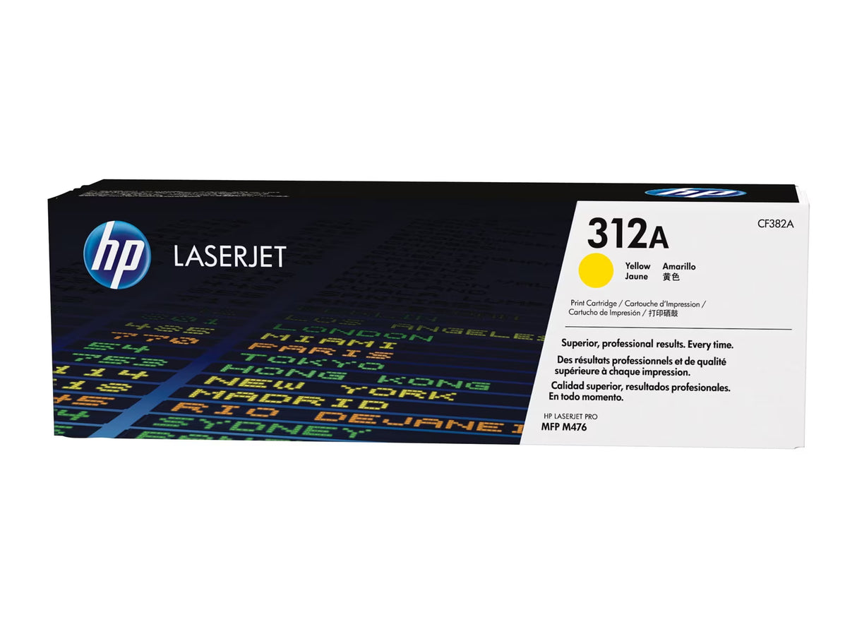 HP 312A Yellow Original LaserJet Toner Cartridge - CF382A