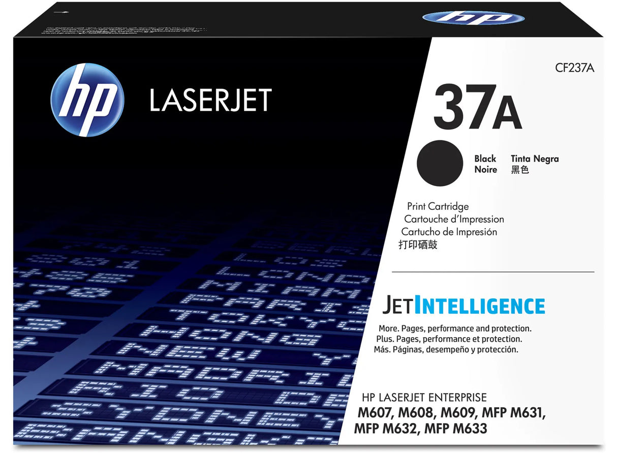 HP 37A Black Original Laserjet Toner Cartridge - CF237A
