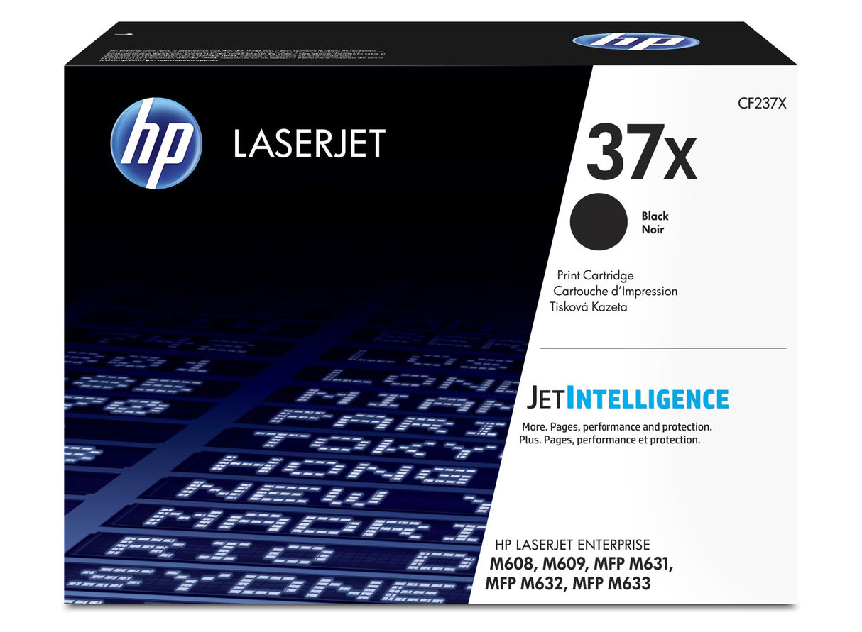 HP 37X High Yield Black Original LaserJet Toner Cartridge - CF237X