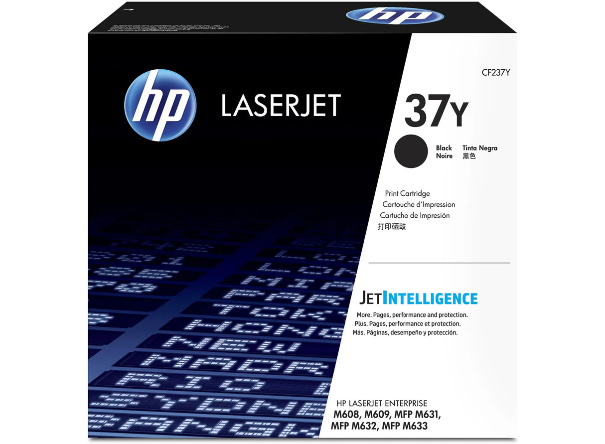 HP 37Y Extra High Yield Black Original LaserJet Toner Cartridge - CF237Y