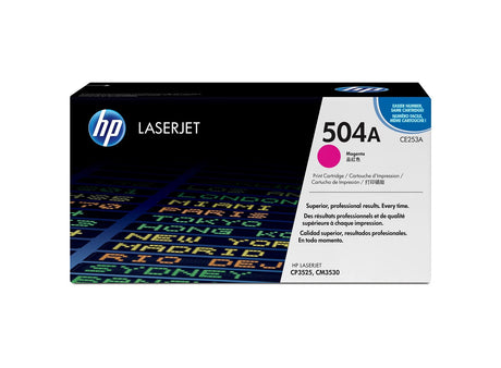 HP 504A Magenta Original Laserjet Toner Cartridge - CE253A