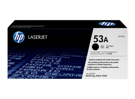 HP 53A Black Original LaserJet Toner Cartridge - Q7553A