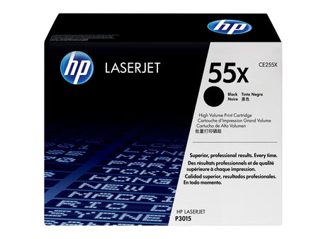 HP 55X High Yield Black Original LaserJet Toner Cartridge - CE255X
