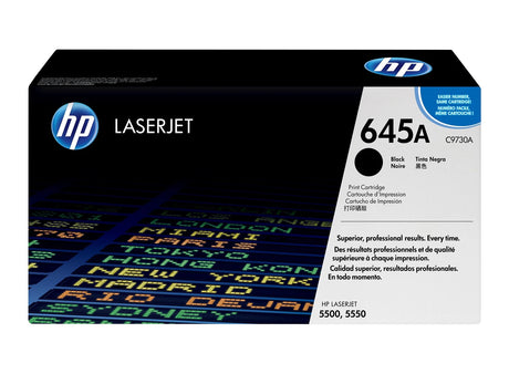 HP 645A Black Original Laserjet Toner Cartridge - C9730A