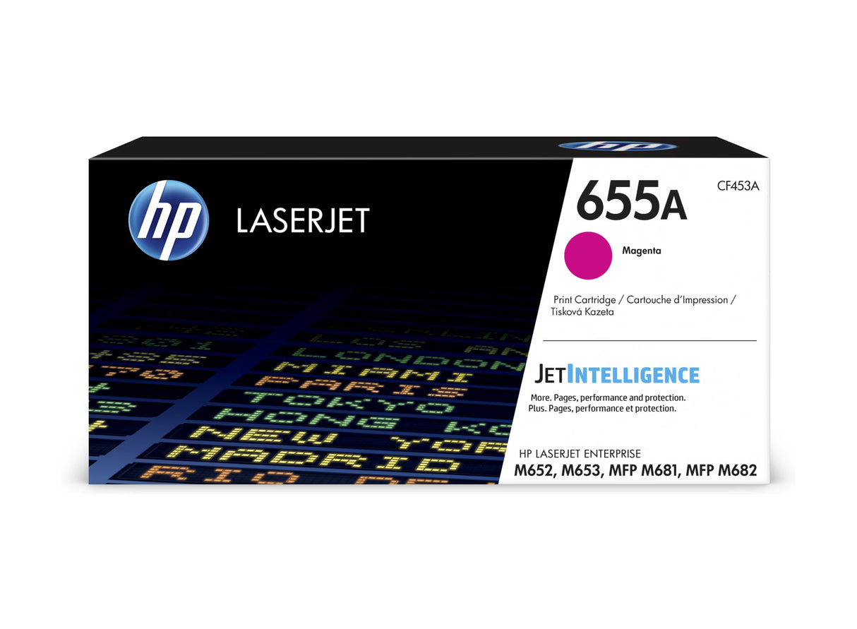 HP 655A Magenta Original Laserjet Toner Cartridge - CF453A