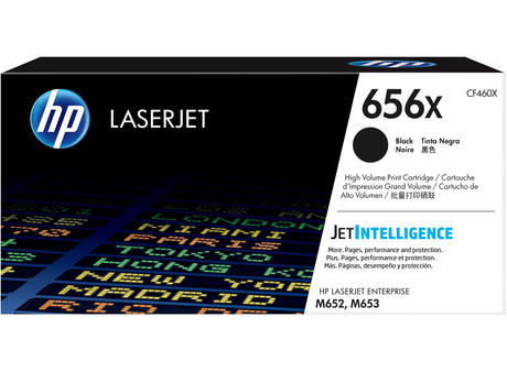 HP 656X High Yield Black Original LaserJet Toner Cartridge - CF460X