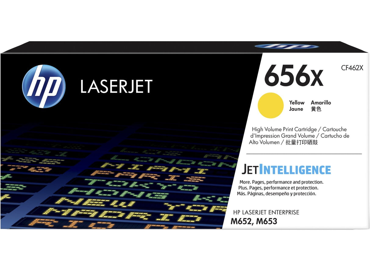 HP 656X High Yield Yellow Original LaserJet Toner Cartridge - CF462X