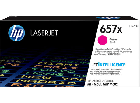 HP 657X High Yield Magenta Original LaserJet Toner Cartridge - CF473X