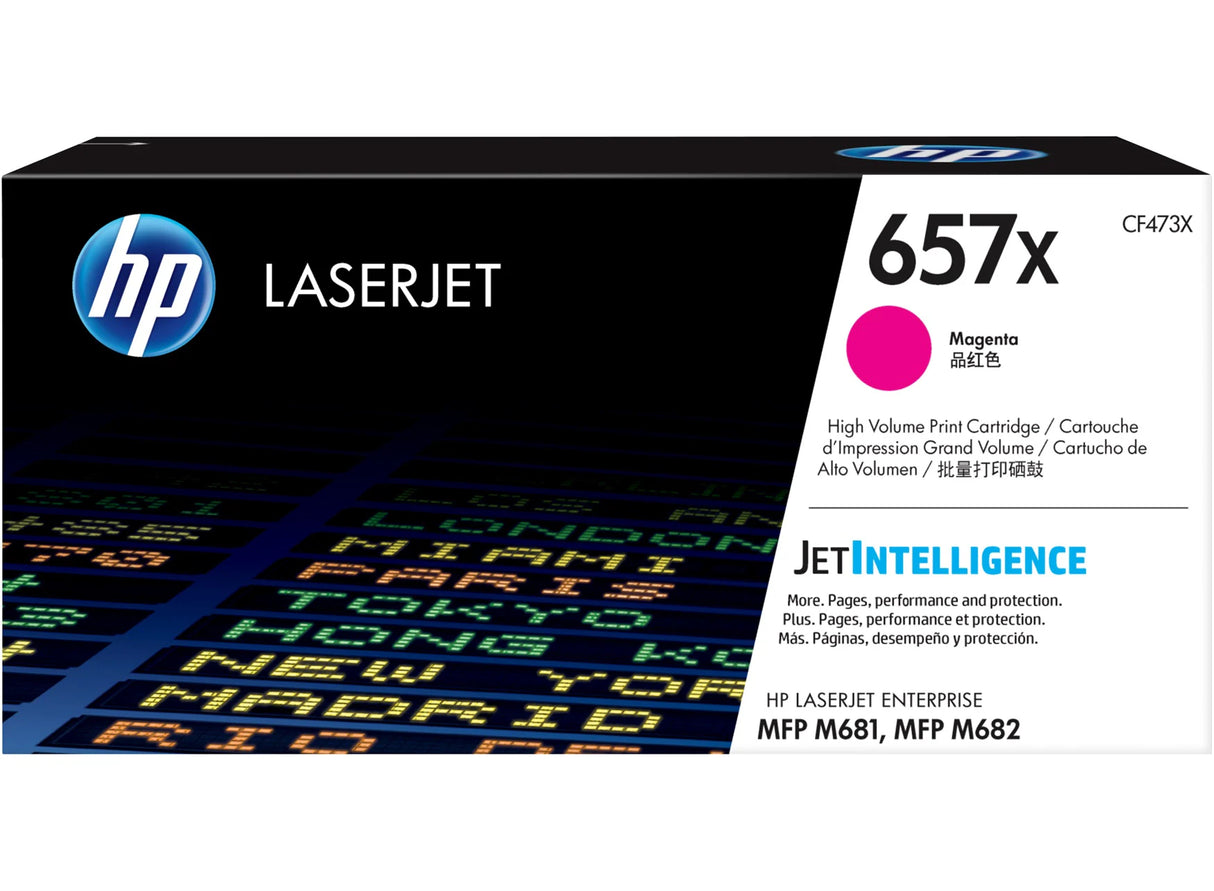 HP 657X High Yield Magenta Original LaserJet Toner Cartridge - CF473X