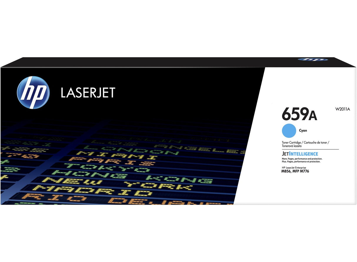 HP 659A Cyan Original LaserJet Toner Cartridge - W2011A