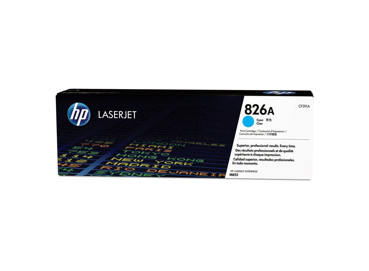 HP 826A Cyan Original Laserjet Toner Cartridge - CF311A