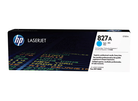 HP 827A Cyan Original Laserjet Toner Cartridge - CF301A