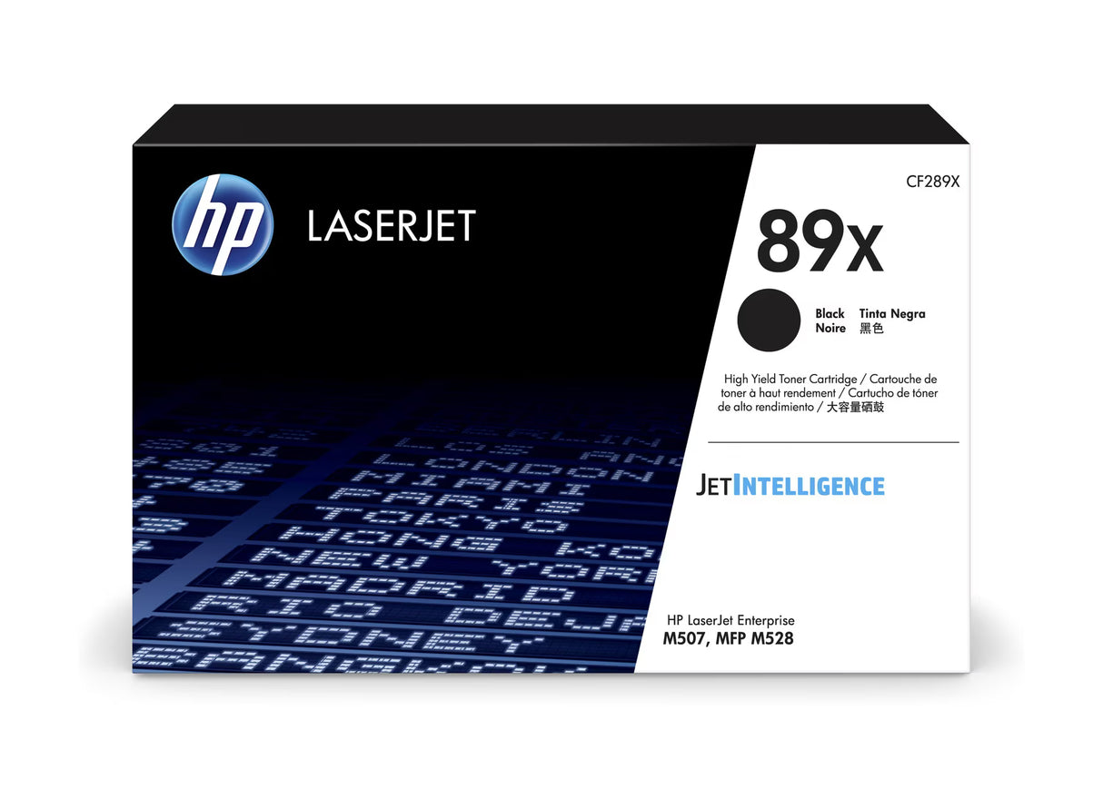 HP 89X High Yield Black Original LaserJet Toner Cartridge - CF289X
