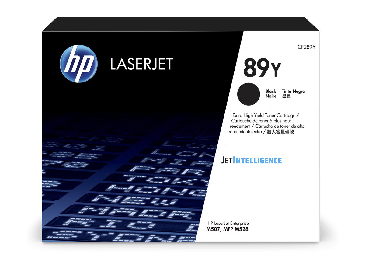 HP 89Y Extra High Yield Black Original LaserJet Toner Cartridge - CF289Y