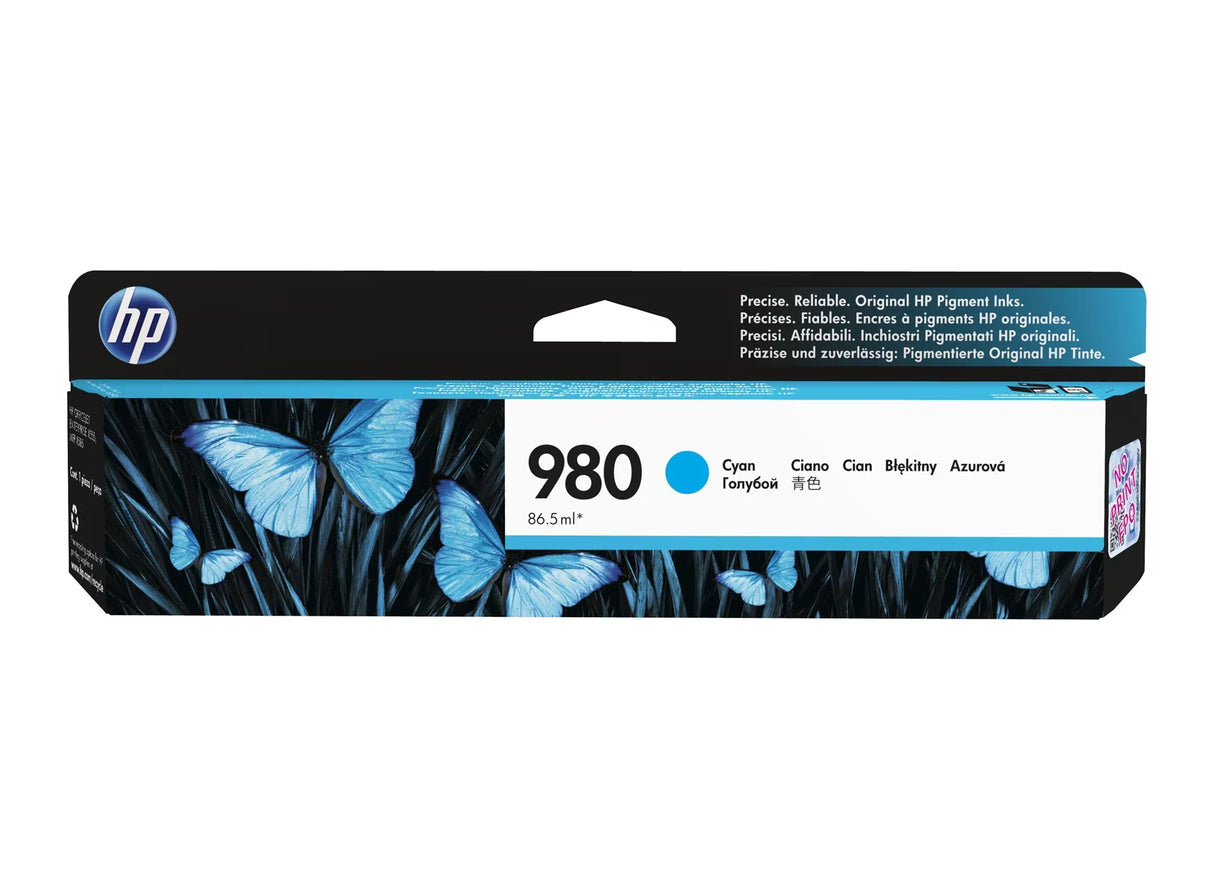 HP 980 Cyan Original Ink Cartridge - D8J07A