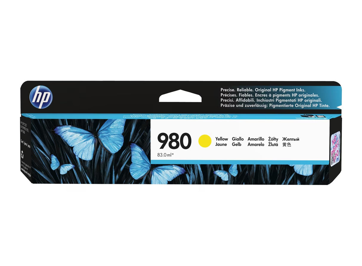 HP 980 Yellow Original Ink Cartridge - D8J09A