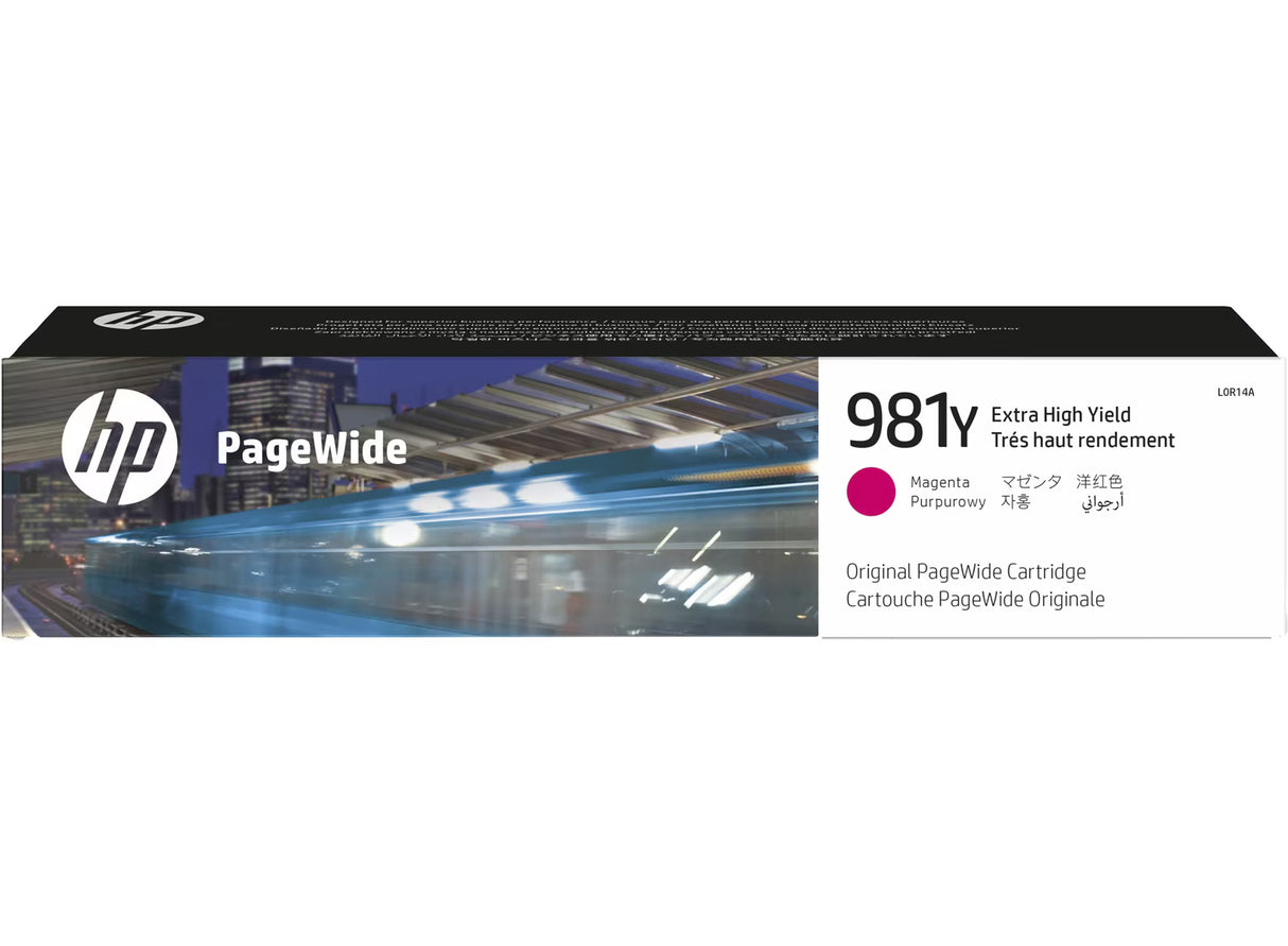 HP 981Y Extra High Yield Magenta Original PageWide Ink Cartridge - L0R14A