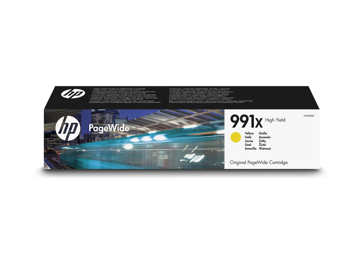 HP 991X High Yield Yellow Original PageWide Ink Cartridge - M0J98AE