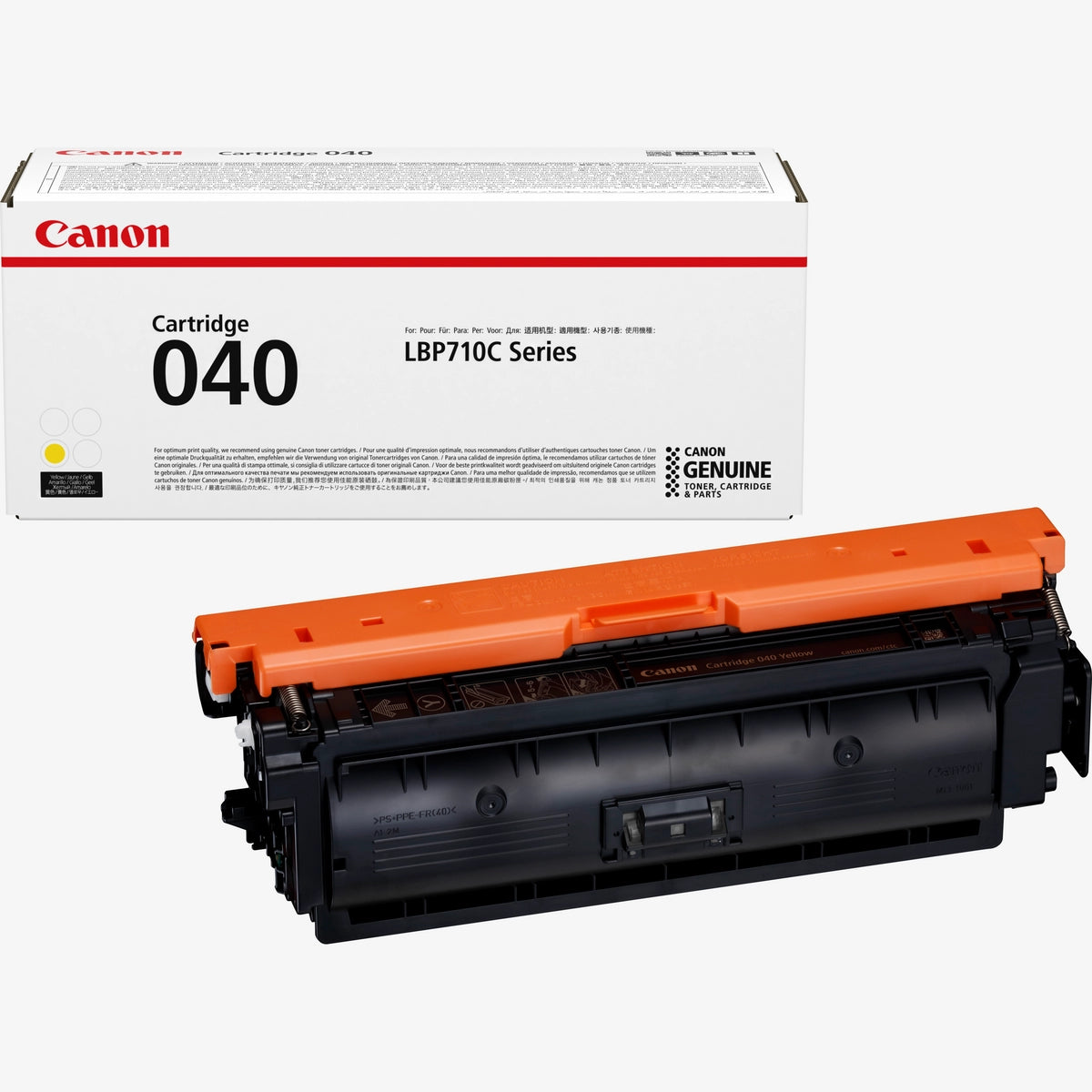 Canon 040Y Yellow Toner Cartridge - 0454C001