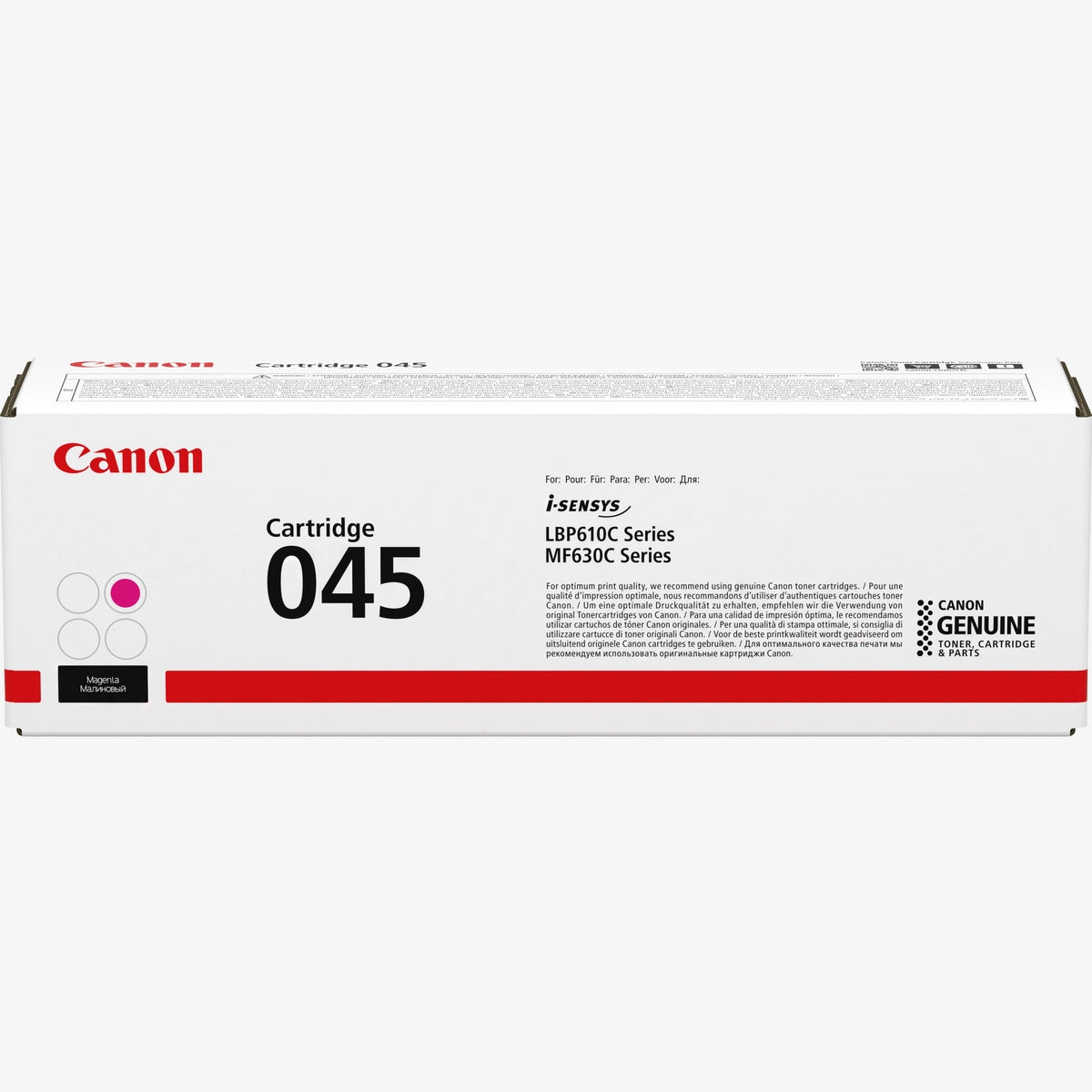 Canon 045M Magenta Toner Cartridge - 1240C002