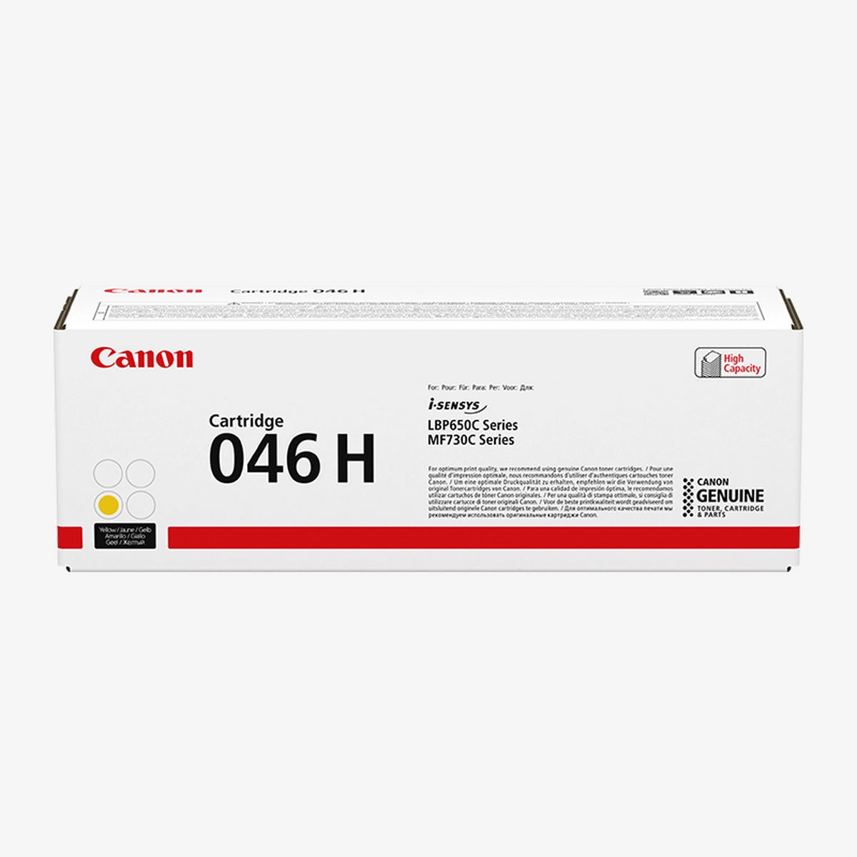 Canon 046H High Yield Yellow Toner Cartridge - 1251C002